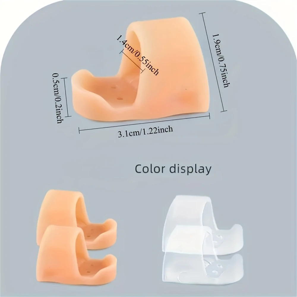 4 Tpe Hammer Toe Correctors, Ergonomically Designed, Easy to Wear and Comfortable Foot Support, Toe Bend Orthotics
