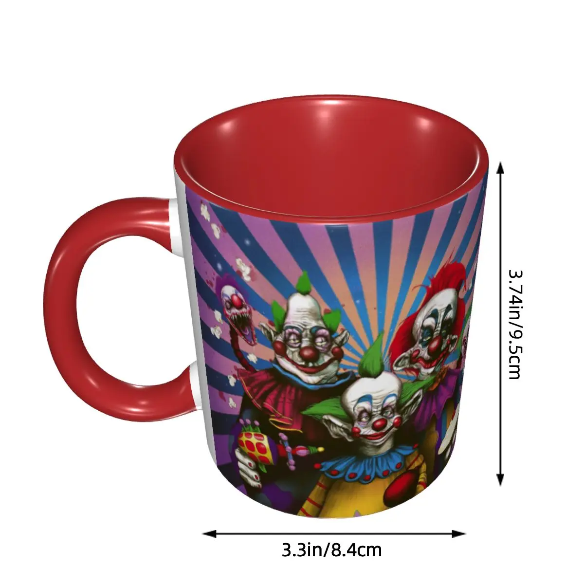 Killer Klowns From Outer Space Film Mug Funny Ceramic Coffee Cups Tea Mugs Milk Cup Drinkware Gift for Friends