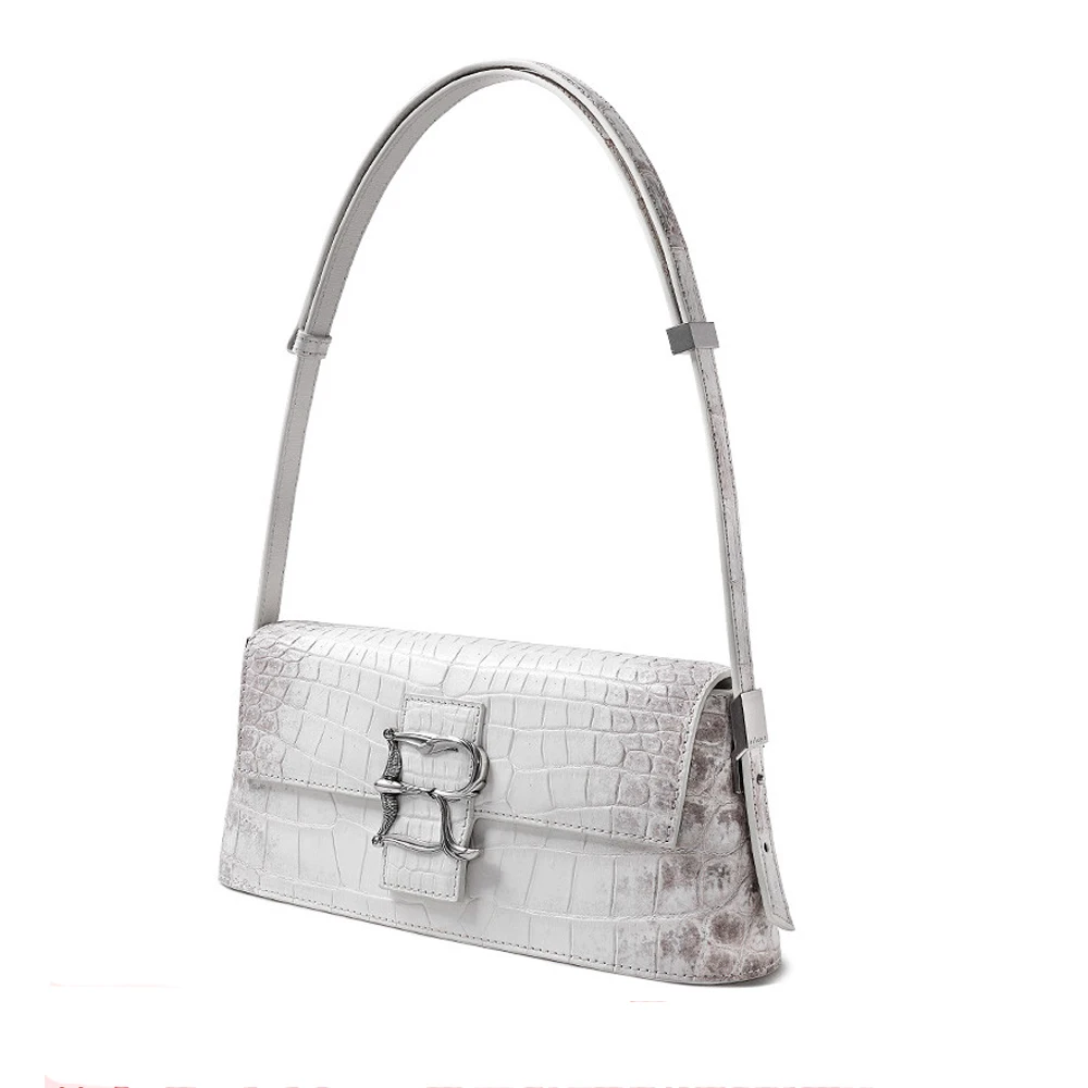 

ouluoer new Thailand crocodile leather Female crocodile bag fashion female handbag women Axillary package