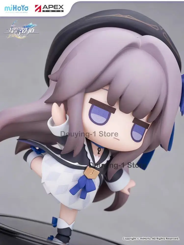 재고 있음 오리지널 미호요 혼카이: 스타 레일 헤르타 회전식 베이스 데스크탑 장식품 액션 피규어 모델