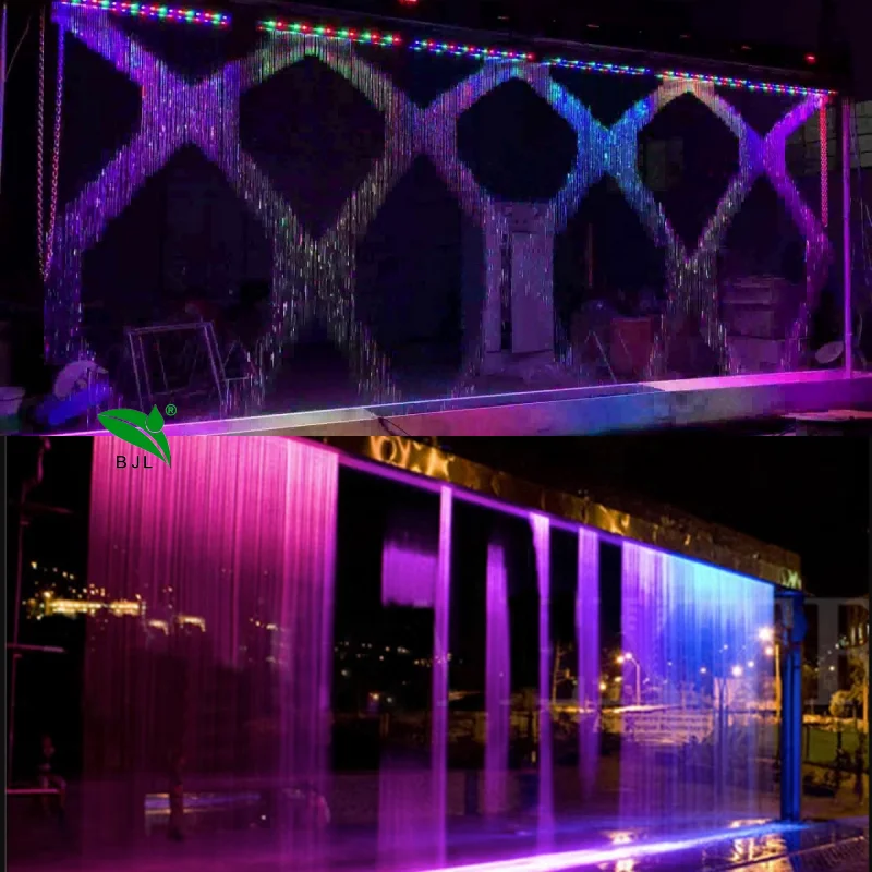 custom.New Style Factory Custom Made Printing Waterfall Graphical Digital Curtain