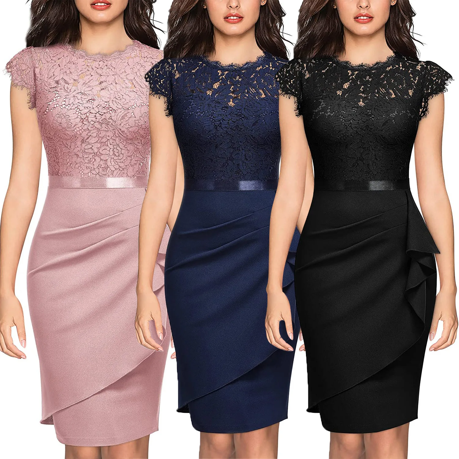 

2025 Small Dress Lace Hip Dress Women's Clothing
