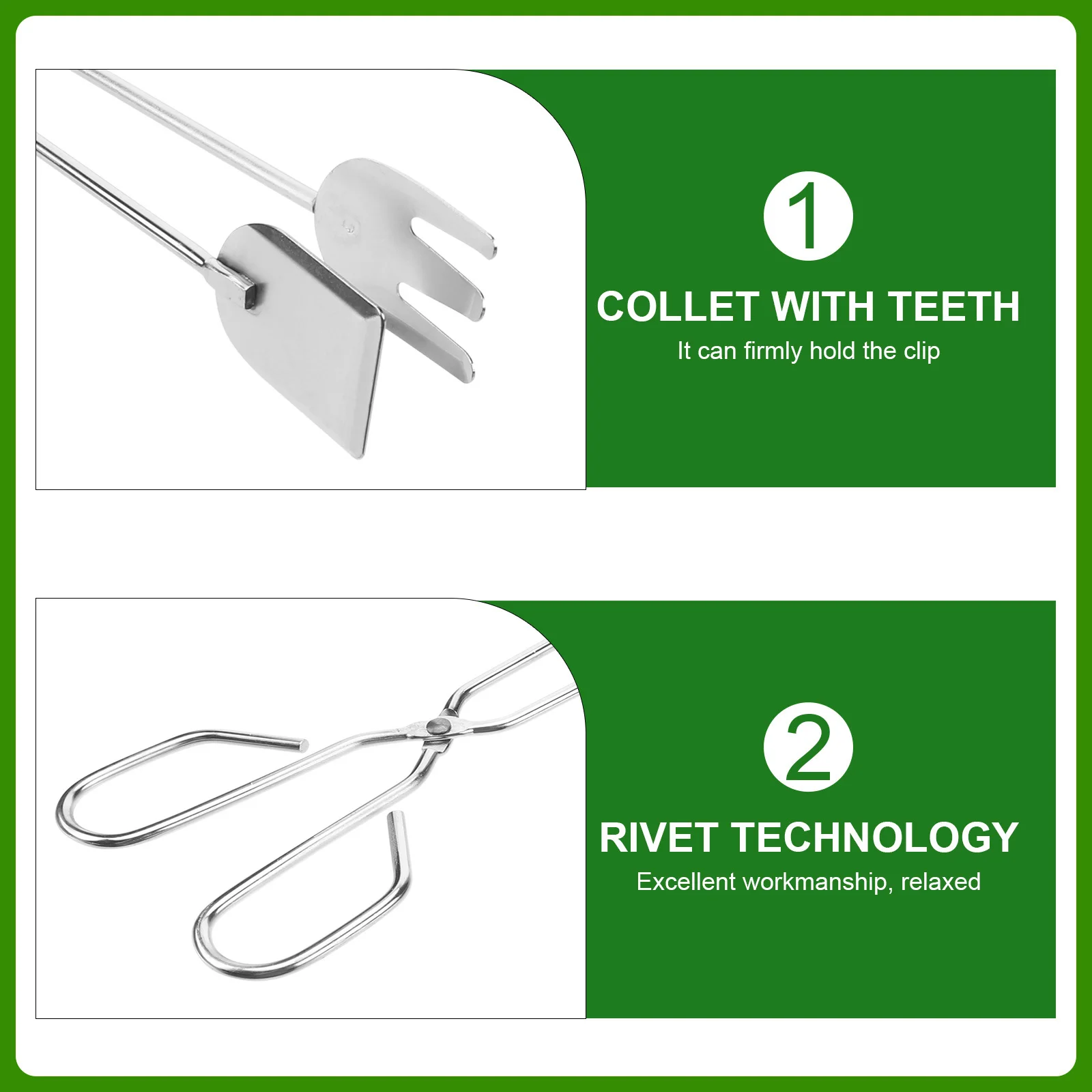 

4pcs Stainless Steel Garbage Clip 32Cm Long Scissor Tongs Portable For Outdoor Pick Up Cigarettes Bottles Trash Roadside Park