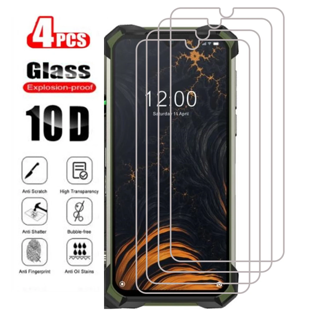 4PCS For Doogee S88 Plus Tempered Glass Protective ON S88Pro Pro 6.3INCH Screen Protector Phone Cover Film