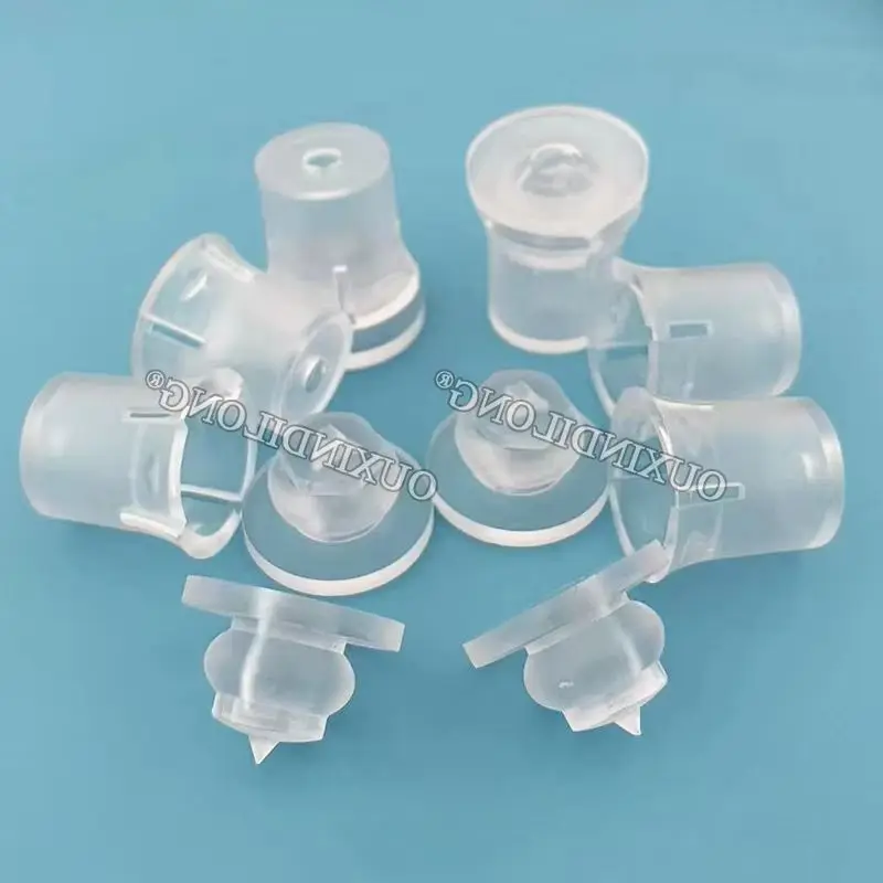 200PCS Clear Acrylic Standoff Pins Invisible Hidden Advertising Nails Plastic Screws Acrylic Signs Billboard Standoffs Clip Nail