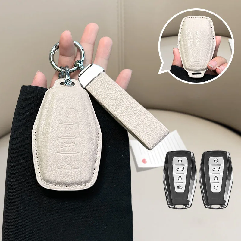 For Geely Coolray X6 X7 Geometry C Emgrand Global Kulrey Hawk GX7 Okavango NL3 Galaxy E5 Sailing Edition Voyage Car Key Cover