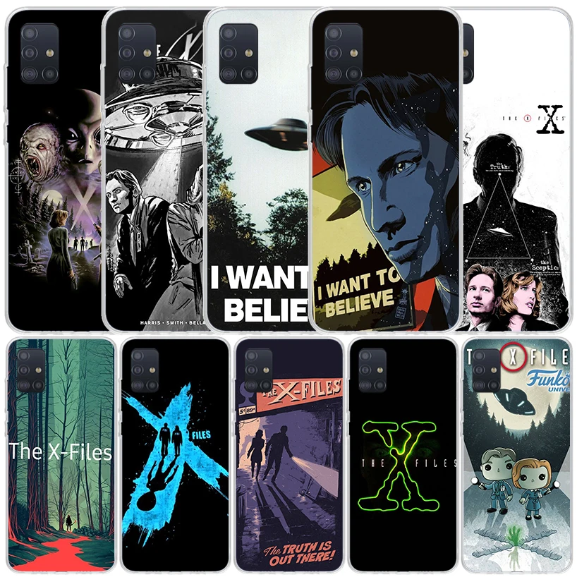 The X Files I Want to Believe Phone Case For Samsung Galaxy A51 A50S A41 A40 A31 A30S A21S A20S A20E A11 A10S A71 A70 A6 A7 A8 A