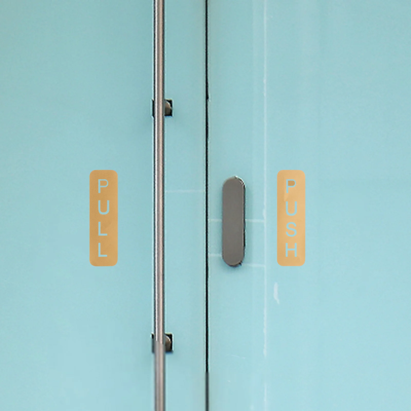 

1Pair Push Pull Sign Stylish Decal Easy Clean Maintenance Long Lasting Use Home Office Decor Push Pull Sign Office Door Signs