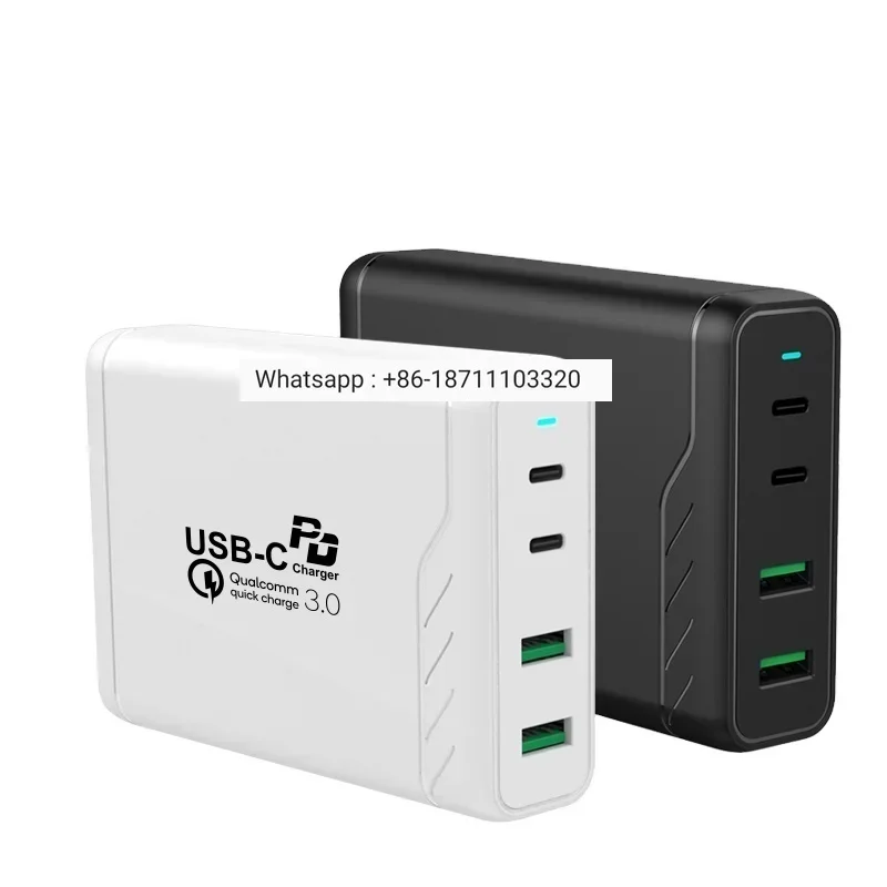 

100 Вт USB C harger Quick harge 4,0 3,0 Q Type PD 65 Вт для Ma-c book Pro Для iPh one Sa msung