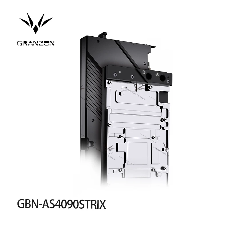 

Granzon GBN-AS4090STRIX Water Block Use for ASUS GeForce RTX4090 ROG Strix / TUF GAMING GPU Card / Thickened Copper Plate