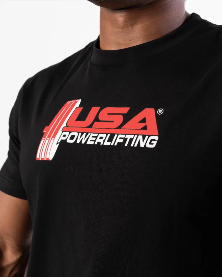 2026 New Y2K Retro Loose USA Weight Powerlifting Gym Graphic Print Soft Casual Unisex Summer Cotton Short Sleeve Top