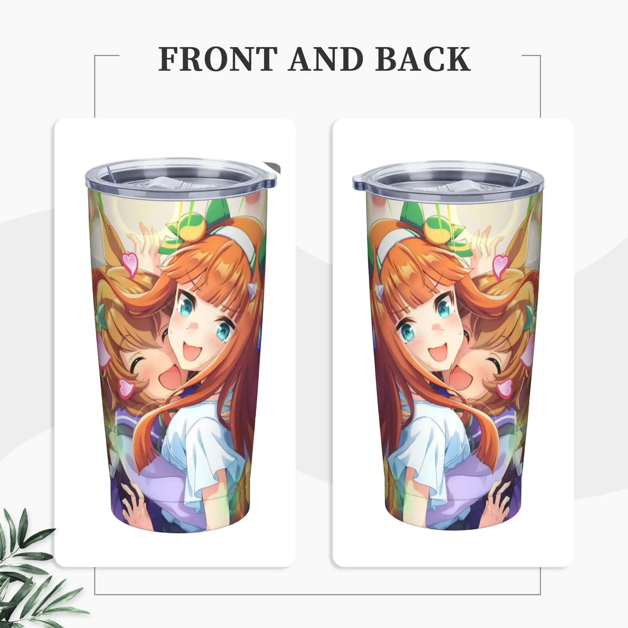 Stainless Steel Tumbler Umamusume Pretty Derby Cartoon Thermal Cups  Keep Heat Cold and Hot Mugs Cup Travel Water Bottle