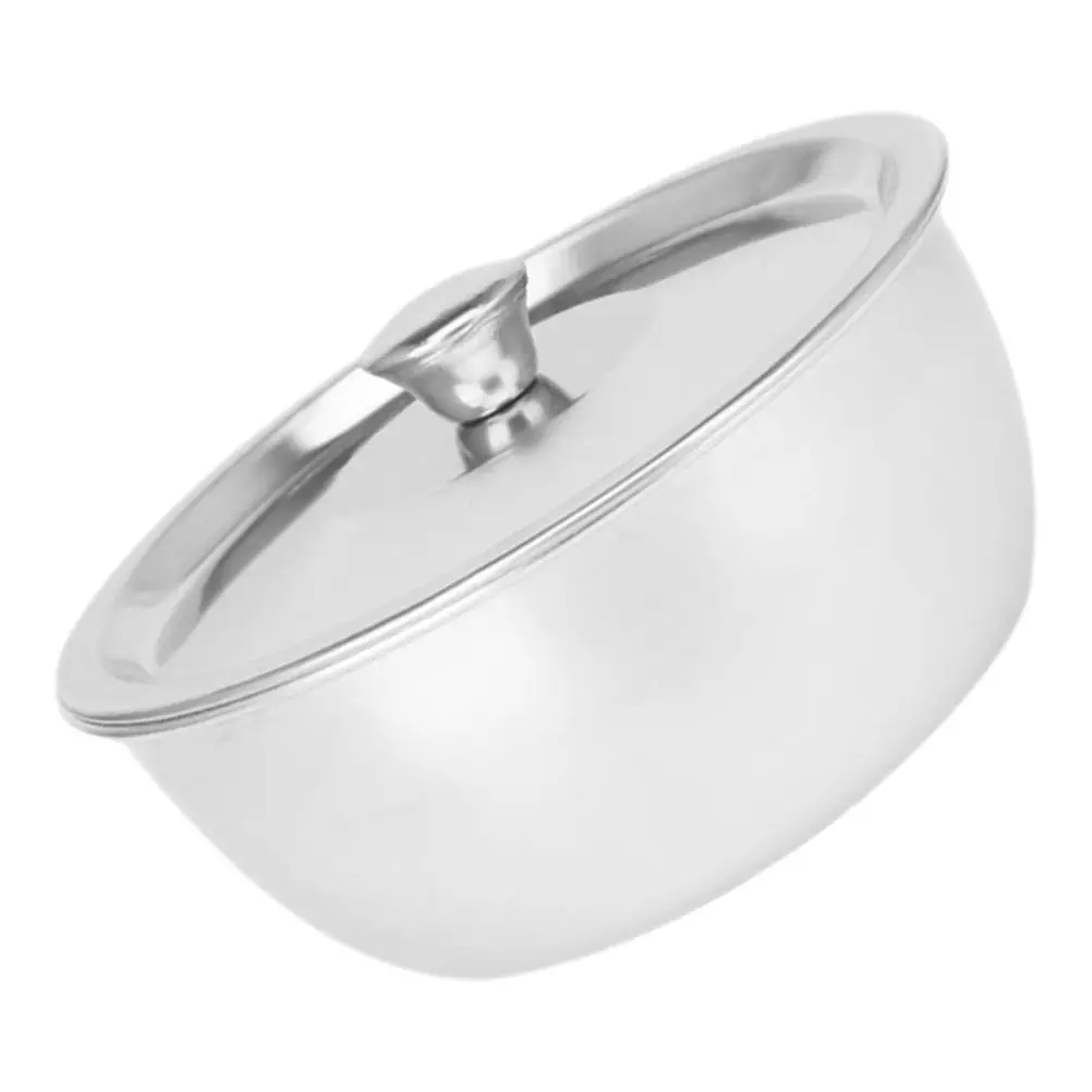 

190Ml Stainless Steel Children Bowl Kids Baby Feeding Bowl For Home Kindergarten Use Leak-Proof Food Container With Lid Kitchen