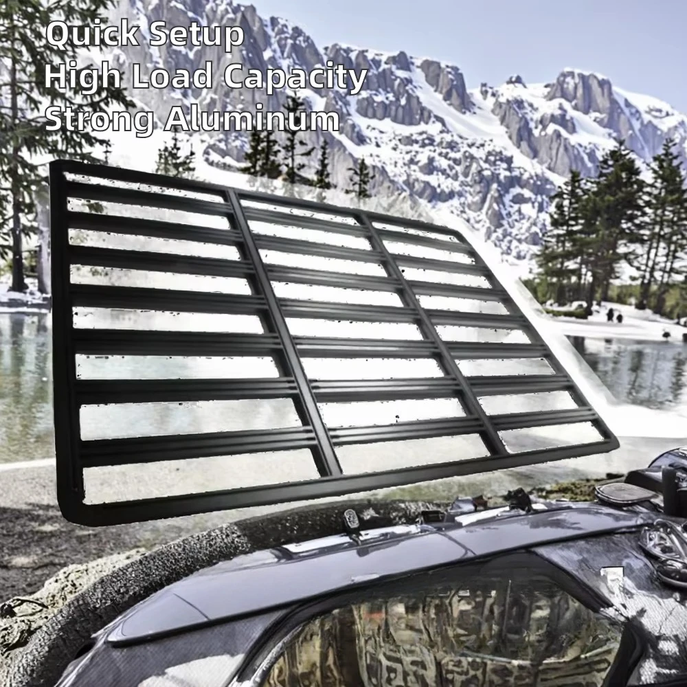 High Quality Aluminum Alloy 4x4 Cross Bar Frame Universal Car Roof Rack Luggage Storage for 100kg+ Load Capacity