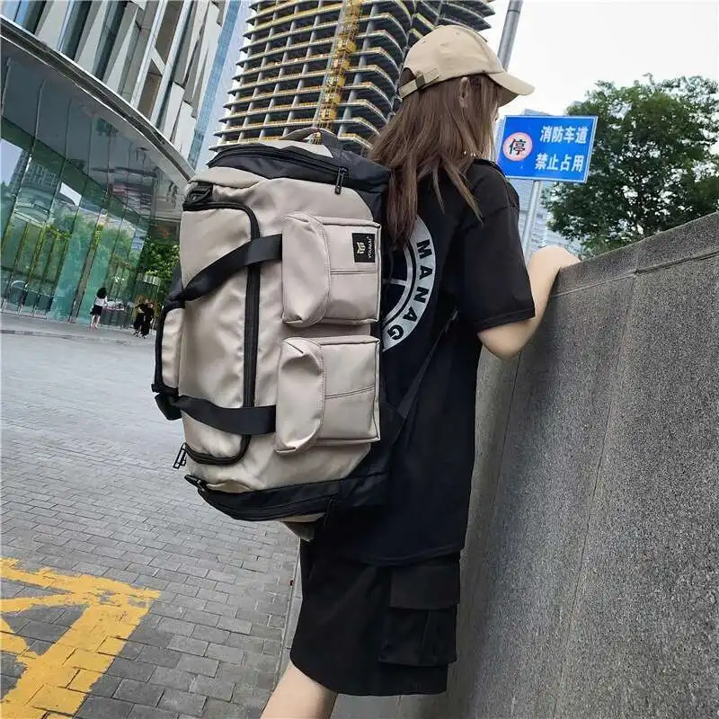 

Duffle Backpack Handbag Women Luggage Gym Shoulder Fitness Sports Travel Bag Large Capacity Fitness Bag For Men Suitcases
