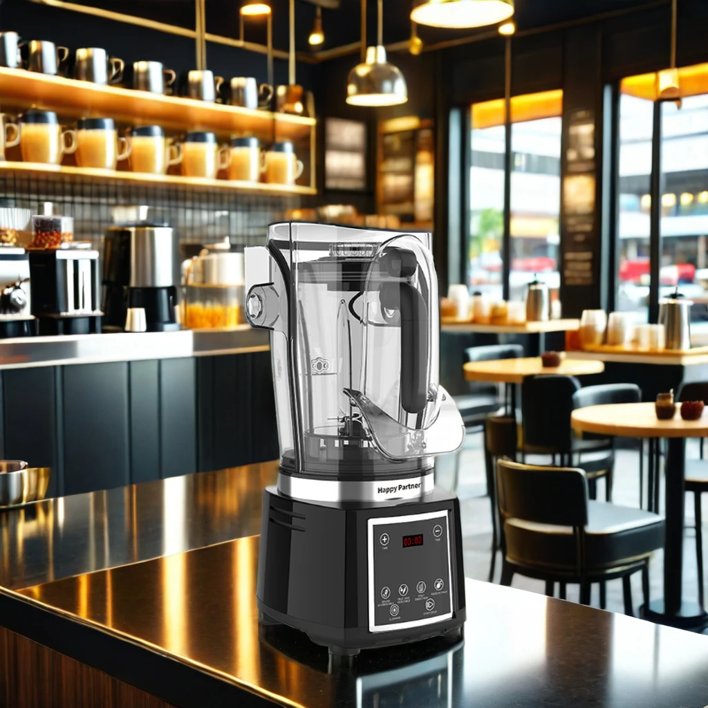 

【Hot】Happy Partner Electric Commercial Wall-Breaking Machine New Style Soundproof Blender and Juicers
