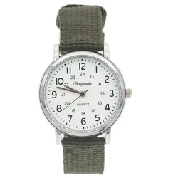 Children Boys Girls 24hours Wristwatch Canvas Quartz Wristwatches Kids Students Military Watches Kids Watch Watch Boy