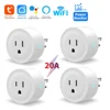 Tuya Smart Plug WiFi Socket 20A with Power Monitoring US Canada Mexico Peru Japan Timing Voice Control Support Alexa Google Home 1