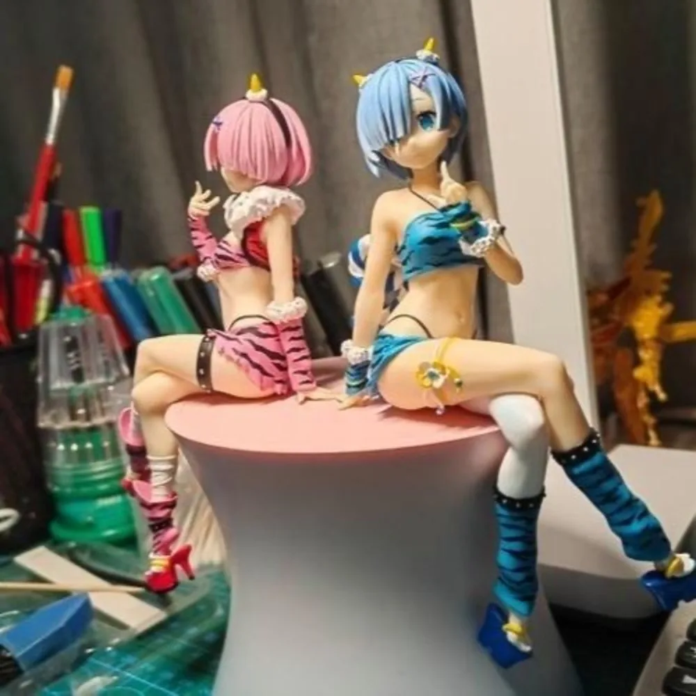 16cm Anime Re:Life in A Different World From Zero Figure Rem Action Figures Pvc Desktop Ornamen Collection Model Toys Gifts view 2