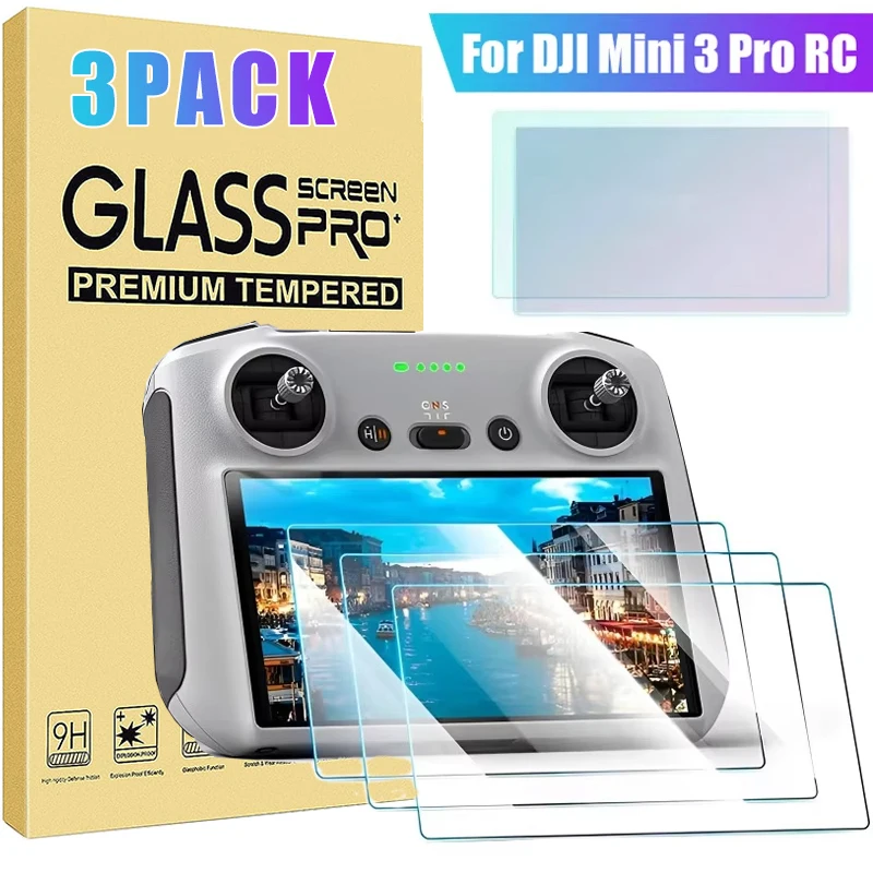 Tempered Glass Screen Protector for DJI Mini 3 PRO RC Protective Film Remote Controller Protection for DJI Mini 3Pro Accessories