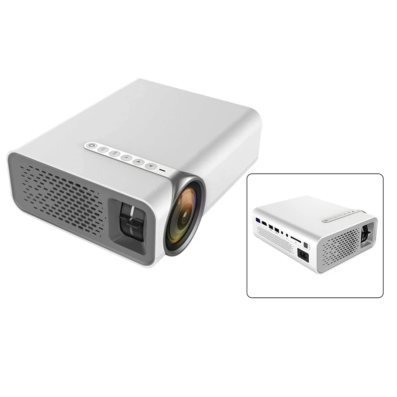 

Projector YG520 Same Screen Version 1800 Lumens 1080P Household Parent-Child Portable Projector Mini LED TV