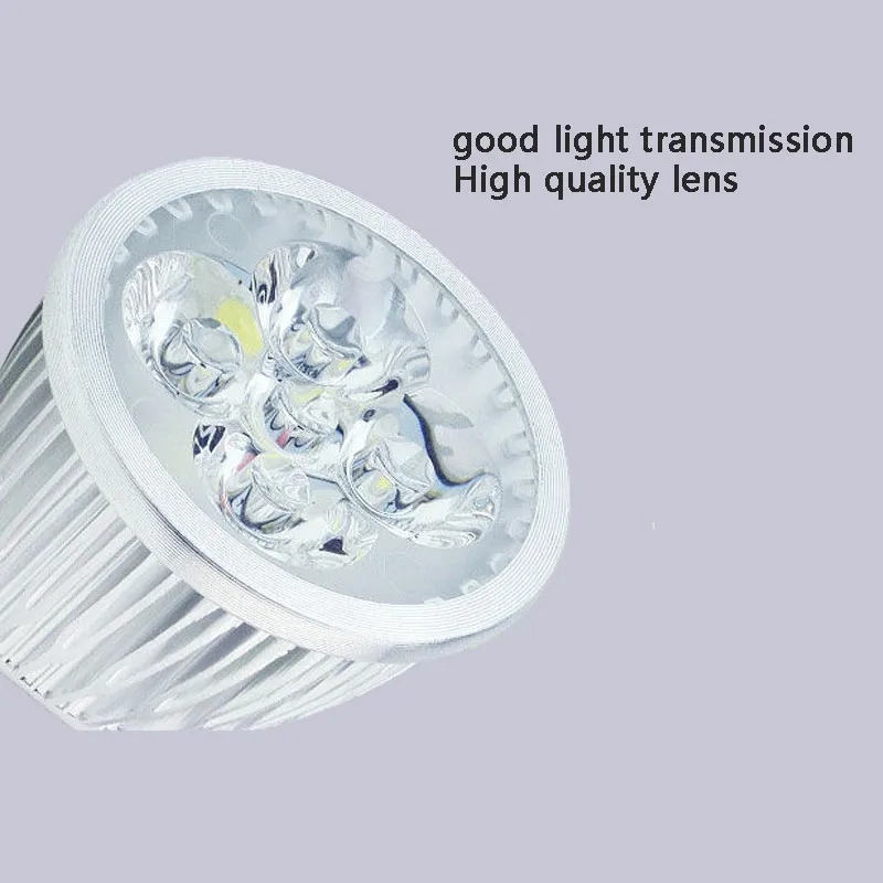 Aluminum LED Bulb Lamp Cup Light E27 E14 MR16 GU5.3 GU10 AC85-265V AC/DC 12V 3W 4W 5W High Brightness Spotlight