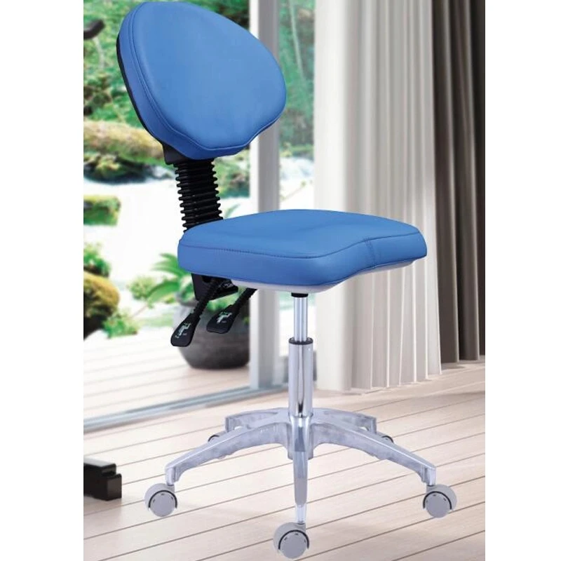 Hair Salon Bar Furniture Laboratory Dental Leather Stool Chair