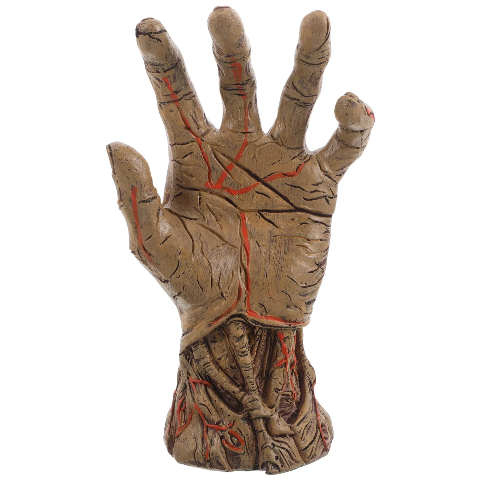 

Hand Shape Jewelry Holder Halloween Decor Vintage Resin Key Necklace Ring Organizer Display Stand for Desktop Entryway Home