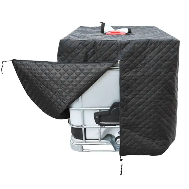 B97A-For Outdoor Storage For 1000L IBC Tanks 120X100x116cm Waterproof Tank Cover In 210D Oxford Fabric Composite Cotton Lining