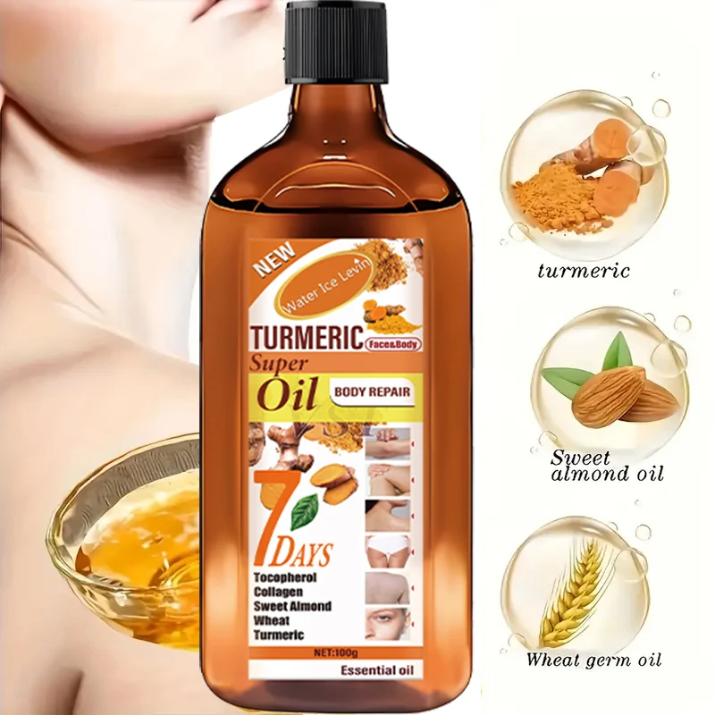 Ginger Essential Oil Massage Oil, Gentle and Non-Greasy, Suitable for All Genders, Contains Camellia Oil and Almond Oil, Perfect for Massage, Bathing, Body and Hair Care