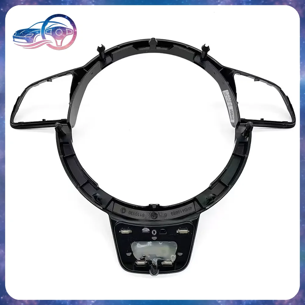 

For Audi A6 C7 with S /RS/ SLINE Logo Steering Wheel Key Button Frame Trim