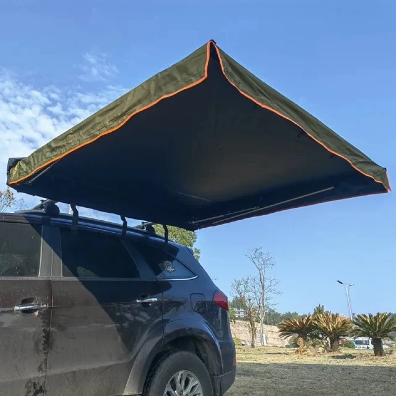 Hot Selling Automatic Car Side Awning 4X4 SUV Camping Tent Sunshade Overland Roof Rack Outdoor High Quality