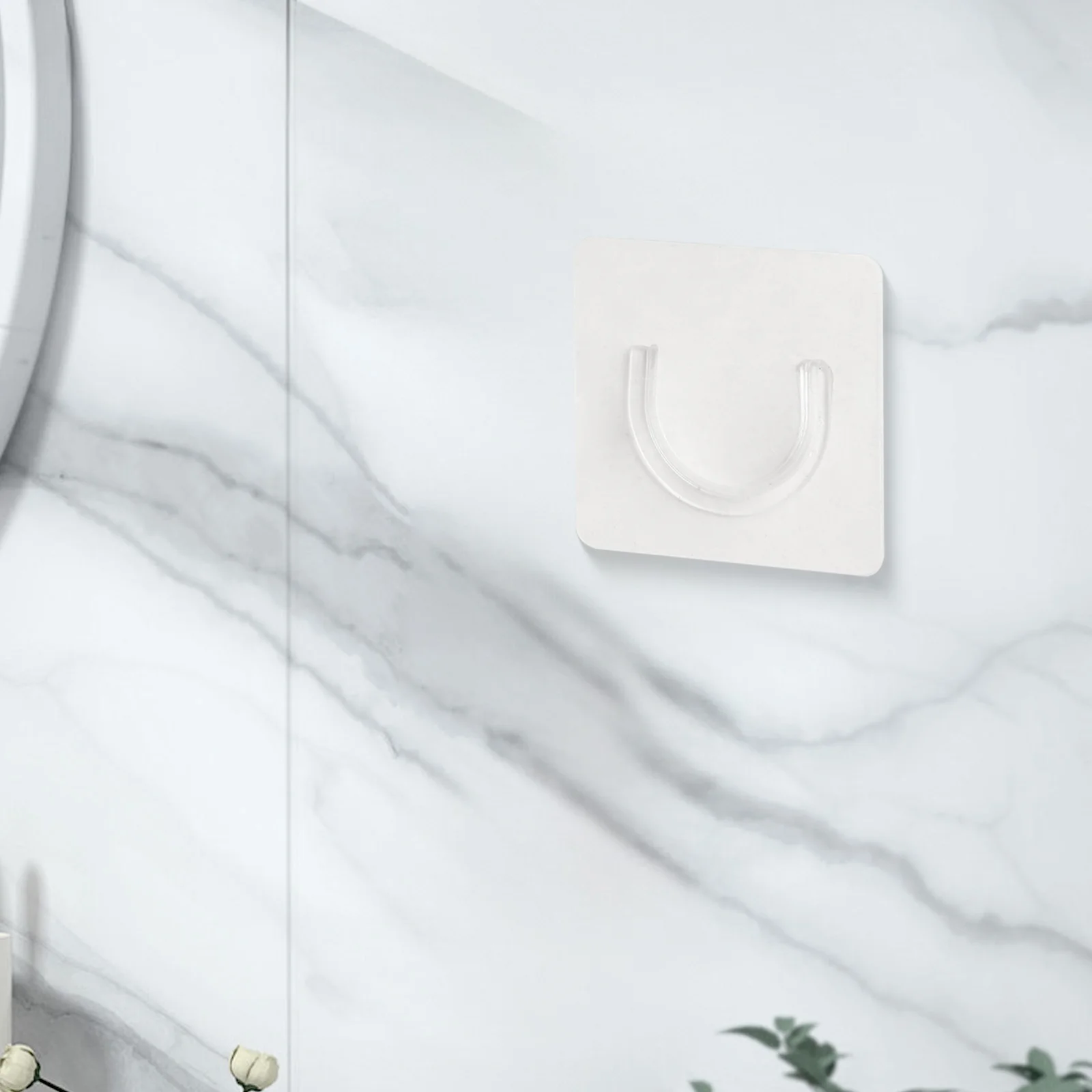 Shower Curtain Rod Rod Bracket Seamless Installation Premium Adjustable Grip Holding Power Fit Most Transparent