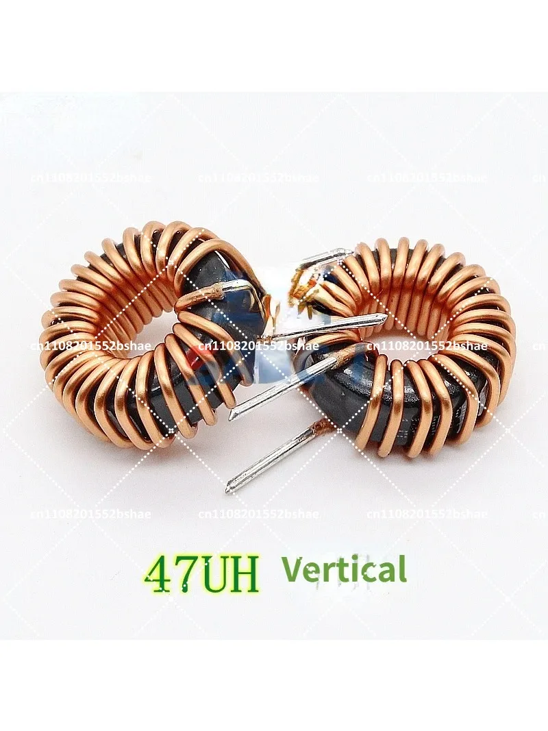 10pcs 47uH 100uH Sendust Ring Inductor Magnetic Core Choke Coil for Energy Storage Filter High Current