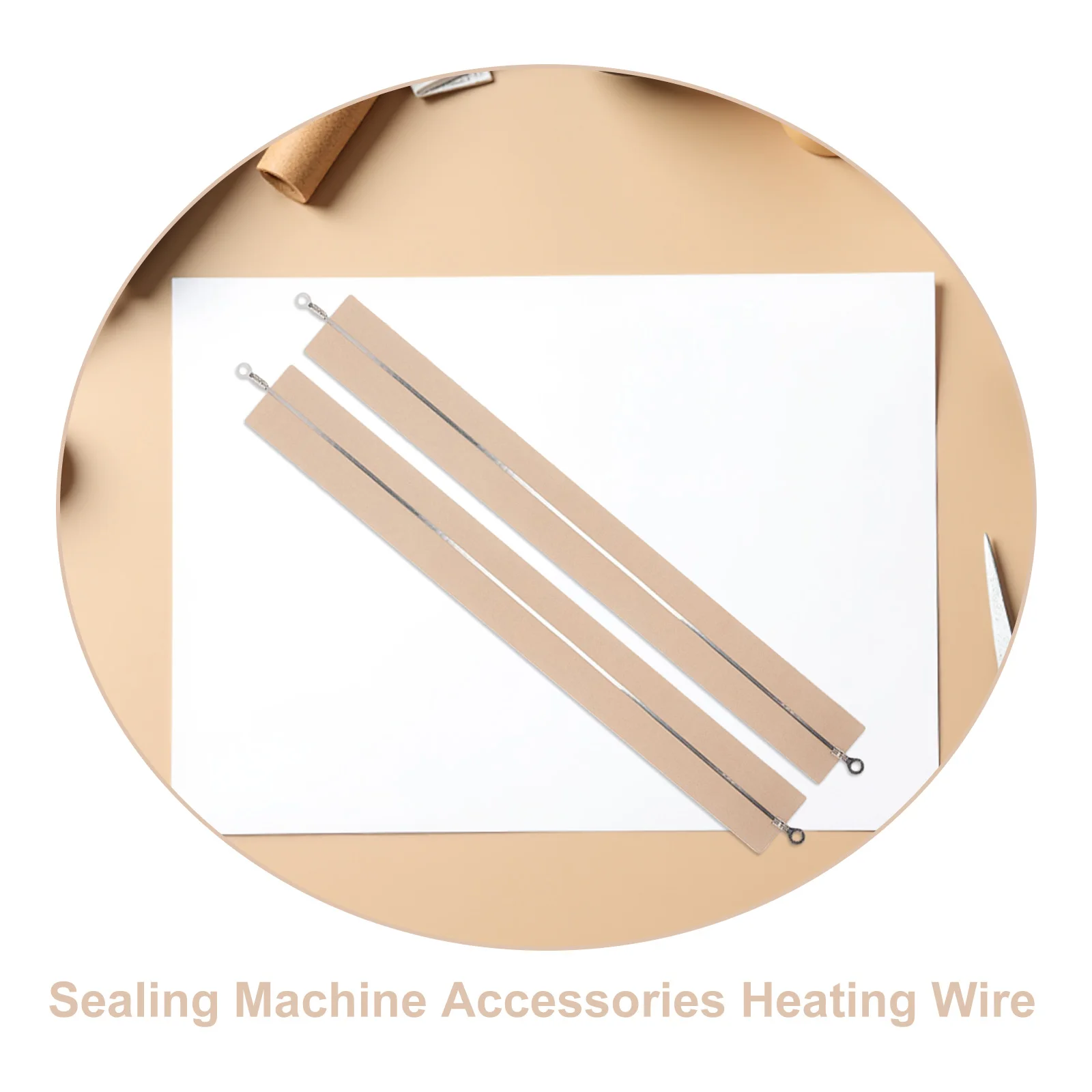 6Pcs Sealer Heat Strips Fast Stable Heating Elements Replacement Parts for Hand Pressure Sealing Machine Repair Kit