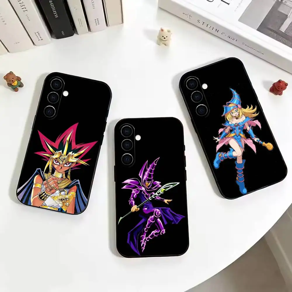 Yu-Gi-Oh  Black Soft Silicone Phone Case for Samsung Galaxy A73, A42, A72, A70, A53, A52, A51