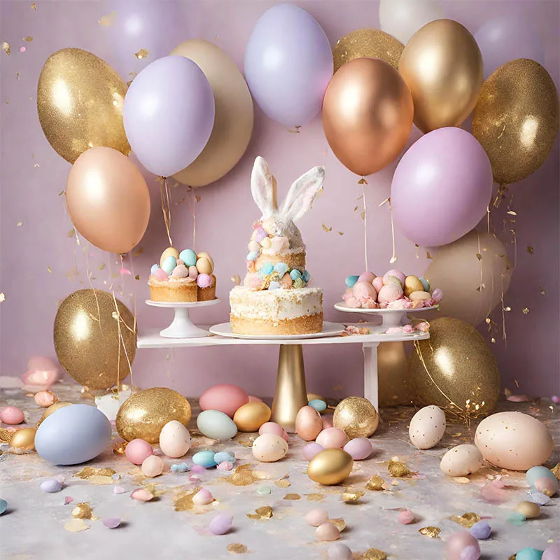 Mehofondอีสเตอร์บอลลูนการถ่ายภาพฉากหลังอาบน้ําทารกแรกเกิดภาพวันหยุดเค้กSmashฉลองไข่ตกแต่งพื้นหลัง
