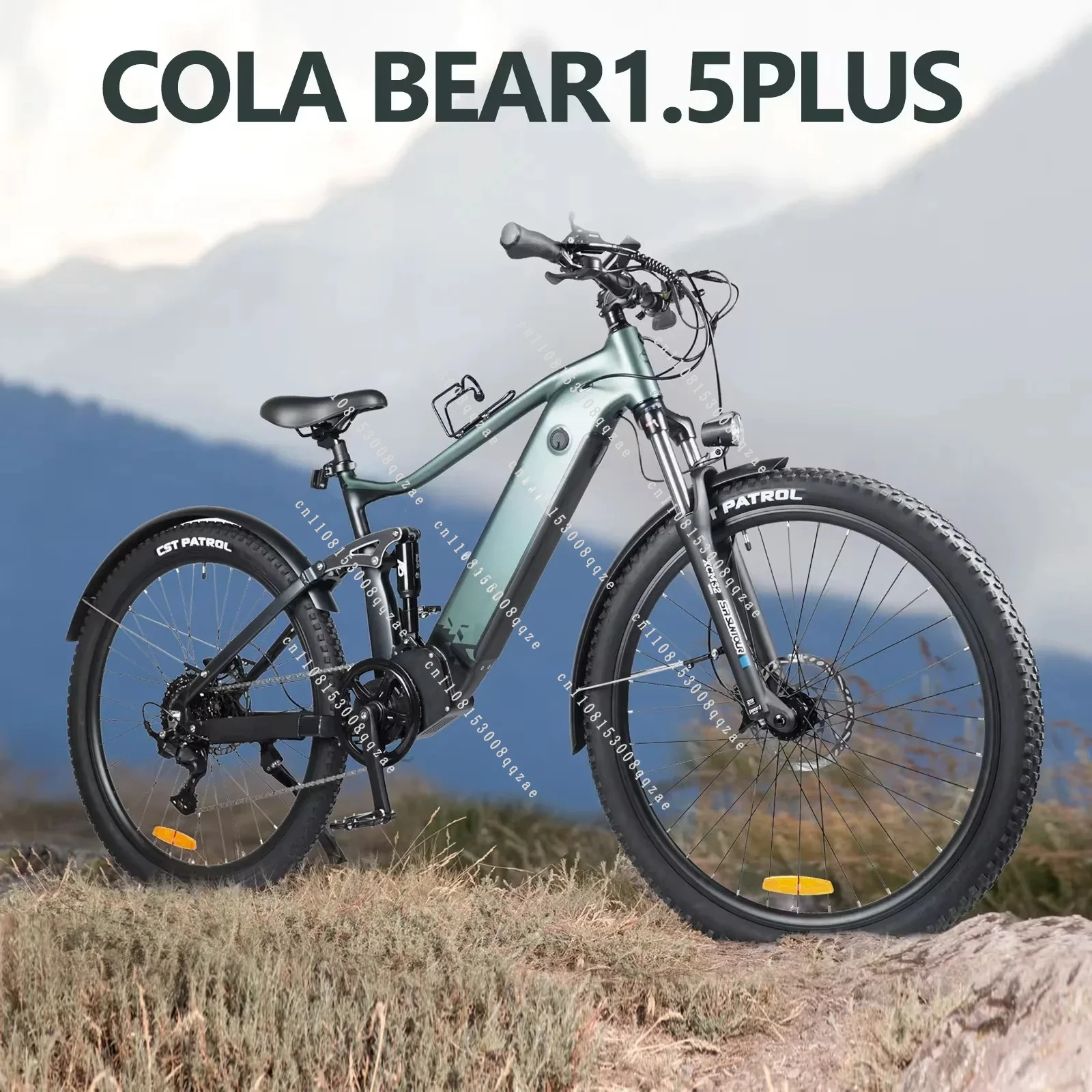 New Version Aluminum  Electric Mountain Bike 750W 48V with Bafang BBS02 Mid  Motor Kit 27.5