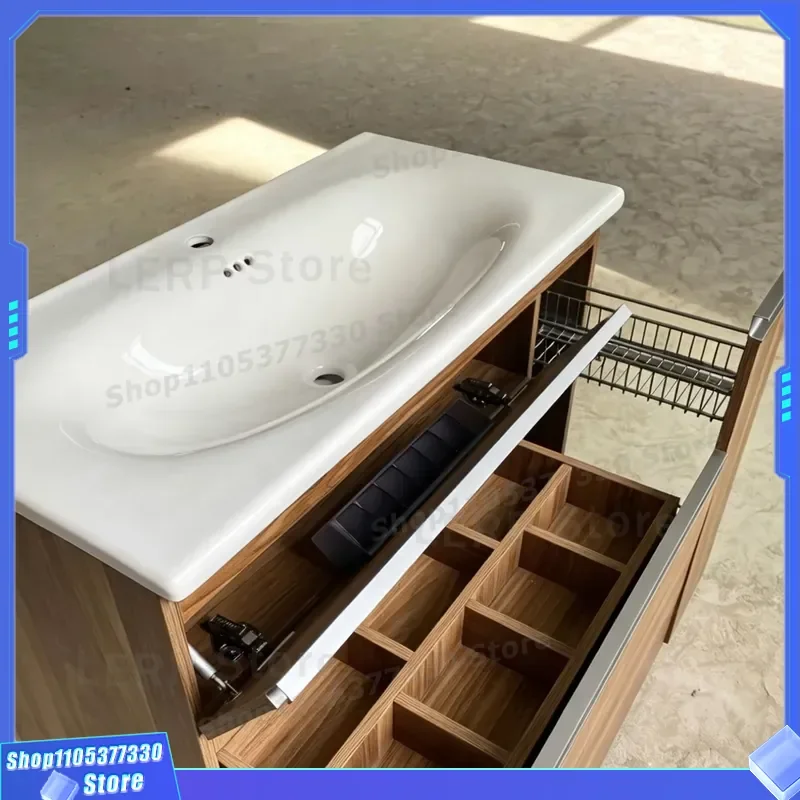 Chaozhou Ceramic Egg Shaped Basin Thin Edge Integrated Washstand High Temp Nano Glaze Smart Cleaning Smooth Surface Single