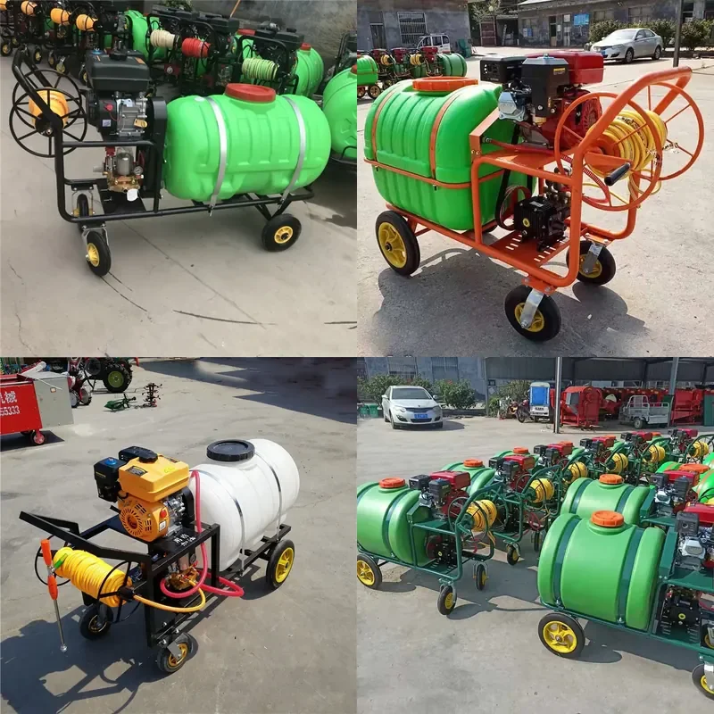 For Zongshen Power Cart Type Hand Push Sprayer 160L Agricultural High Pressure Electric Sprayer