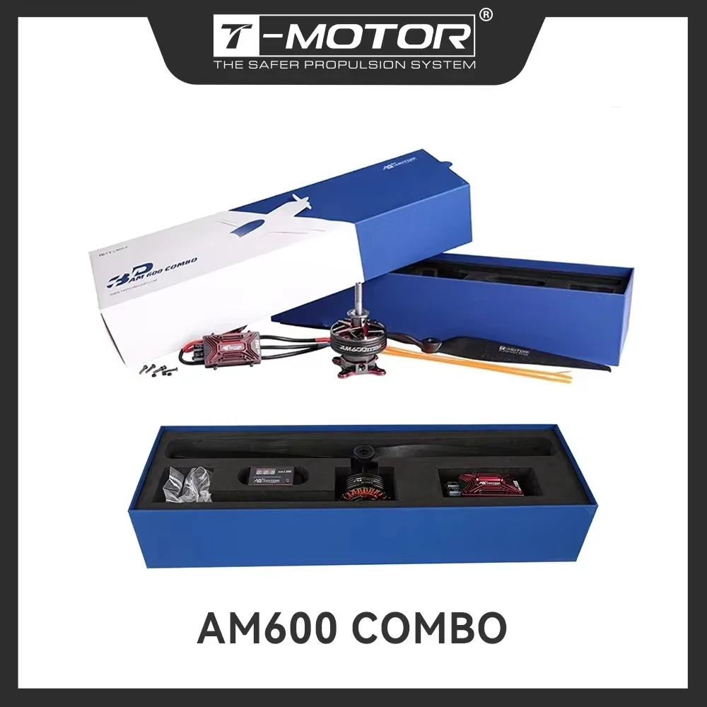 

T-MOTOR Drone DIY Parts AM600 3D Combo (AM600 Brushless Motor+AM116A ESC+16*8 Prop) AM Link for 3D Plane RC Drone load-free flig
