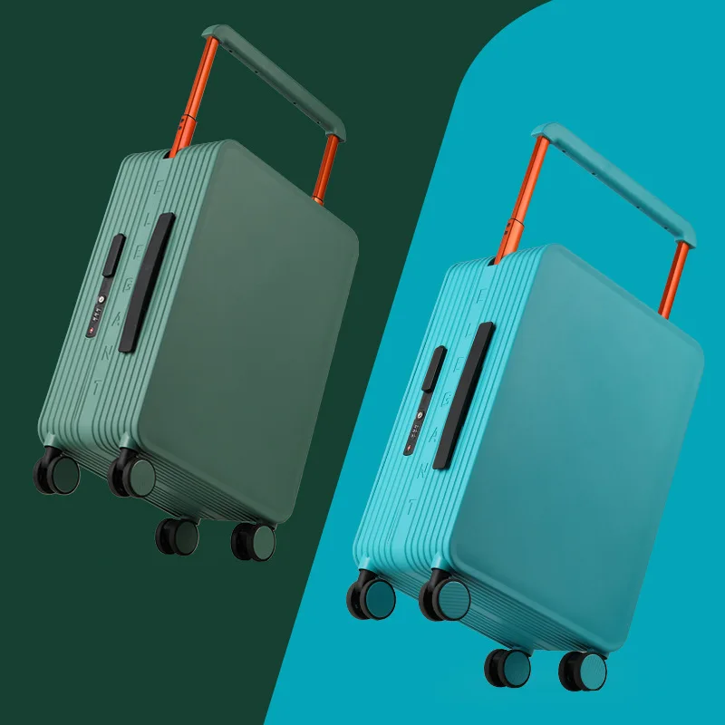 Suitcase Wide Universal Suitcase Travel Luggage Trolley Case Light Luxury Carrier 20 Inch Boarding