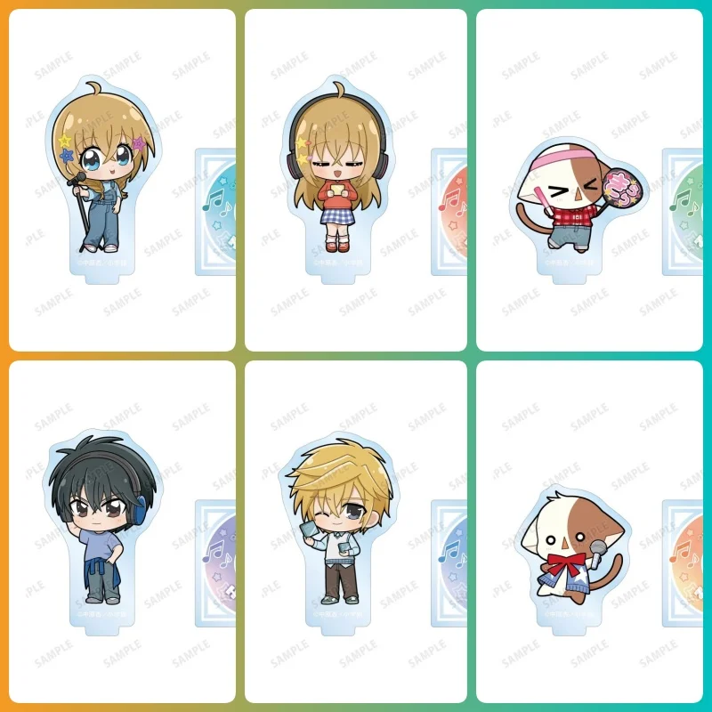 Kirarin Revolution Popular Anime Acrylic Display Stand Cartoon Character Figure Model Desktop Ornament Holiday Gift Keychain