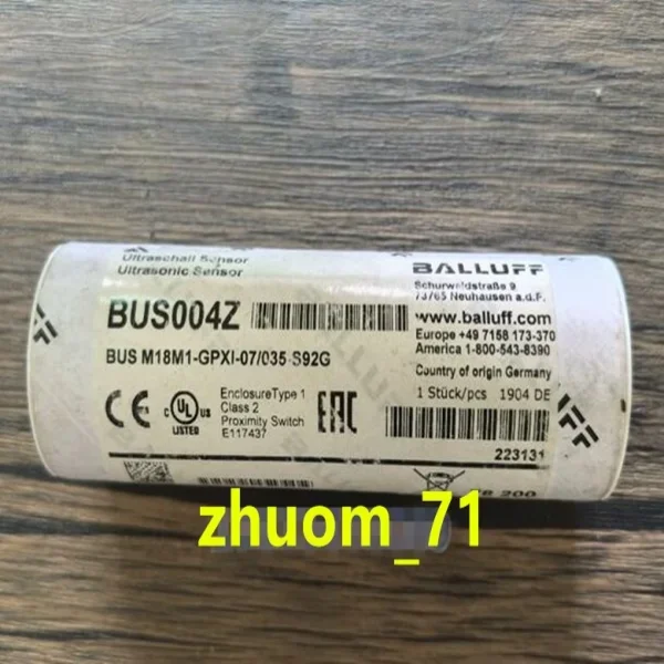 

Датчик Bus004z Bus M18m1-gpxi-07/035-s92g, абсолютно новый, оригинальный, в наличии, для ПЛК