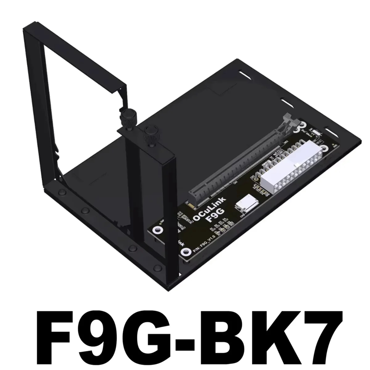 ABQR F9G-BK7 EGPU OCuLink GPU Dock PCIe4.0 X4 Notebook Laptop to External Video Graphics Card M.2 OcuLink to PCIE X16 Adapter