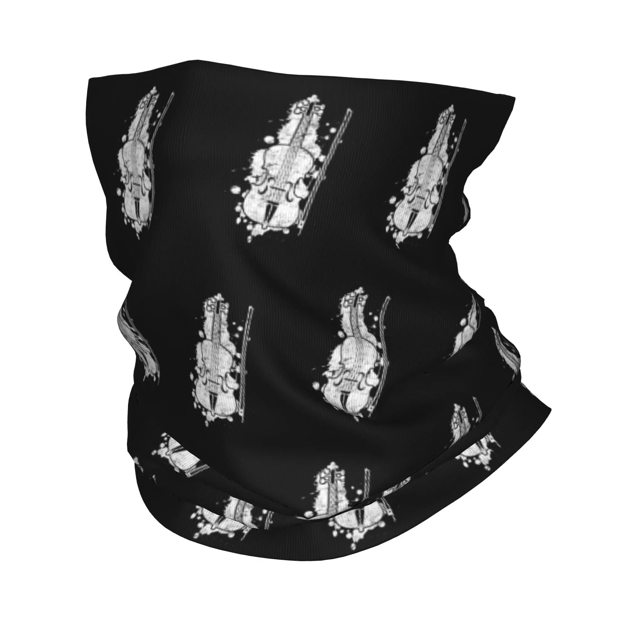 خمر الكمان هدية باندانا الرقبة الجراب قناع مطبوع وشاح متعدد الوظائف عقال المشي لمسافات طويلة الصيد للجنسين الكبار الشتاء