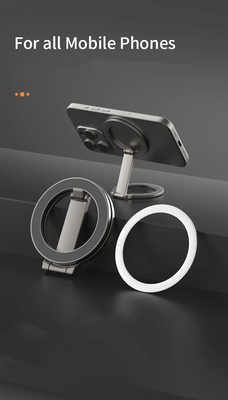 Faltbarer doppelseitiger magnetischer Telefon halter für magsafe Fitness-Laufband Universal klappbarer Auto halter magnetischer Smartphone-Ständer – Detail 7