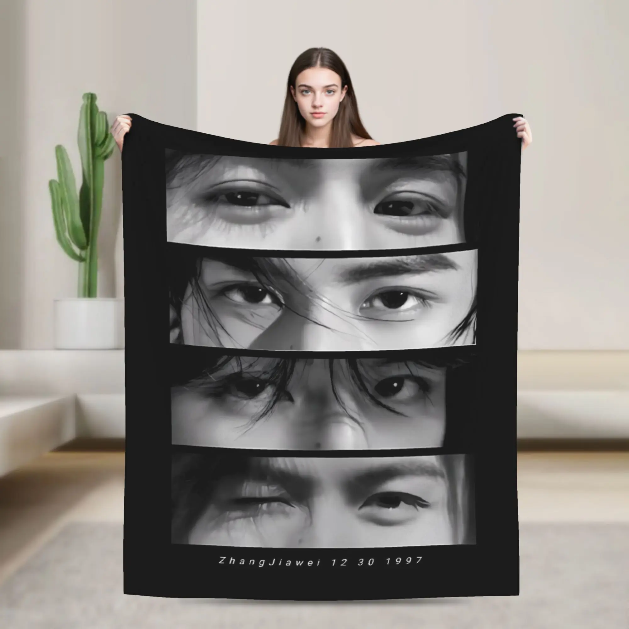 Zhang Linghe Blankets  Travel Flannel Throw Blanket For Living Room Warm Customized Quality Bedspread Gift