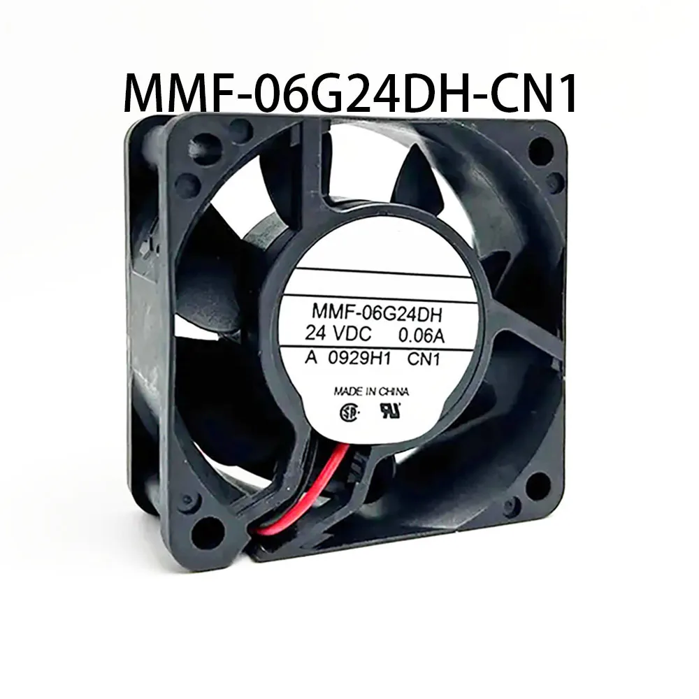 High-Airflow Case cooling fan MMF-06G24DH-CN1 24V 0.06A control 60*60*25MM 2-wires Inverter