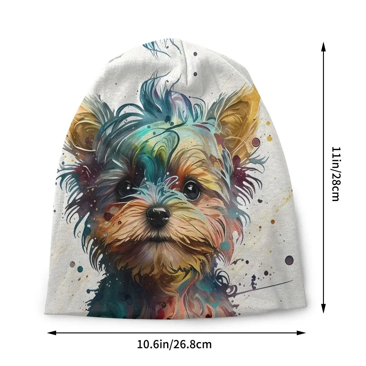 Yorkshire Terrier Pet Dog Sport Thin Hats Colorful Bonnet High Quality Skullies Beanies Caps